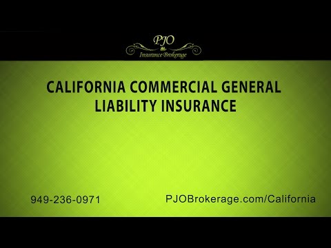 Orange County CA Commercial General Liability Insurance By PJO