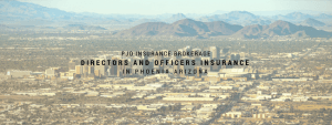 PJO Brokerage City of PHX Directors & Officers Insurance Services