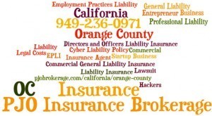 Orange County Start Up General Liability Business Insurance in Califronia