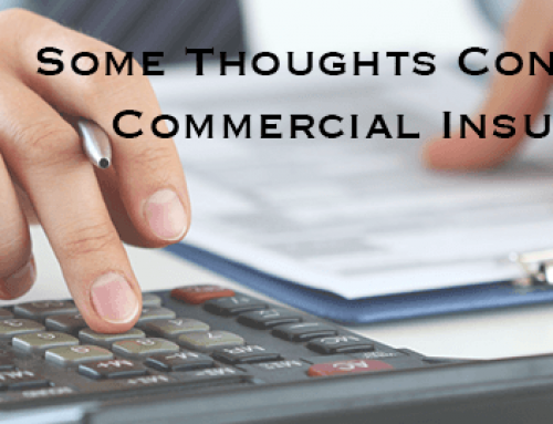Some Thoughts Concerning Commercial Insurance